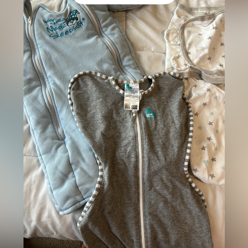 3 swaddles